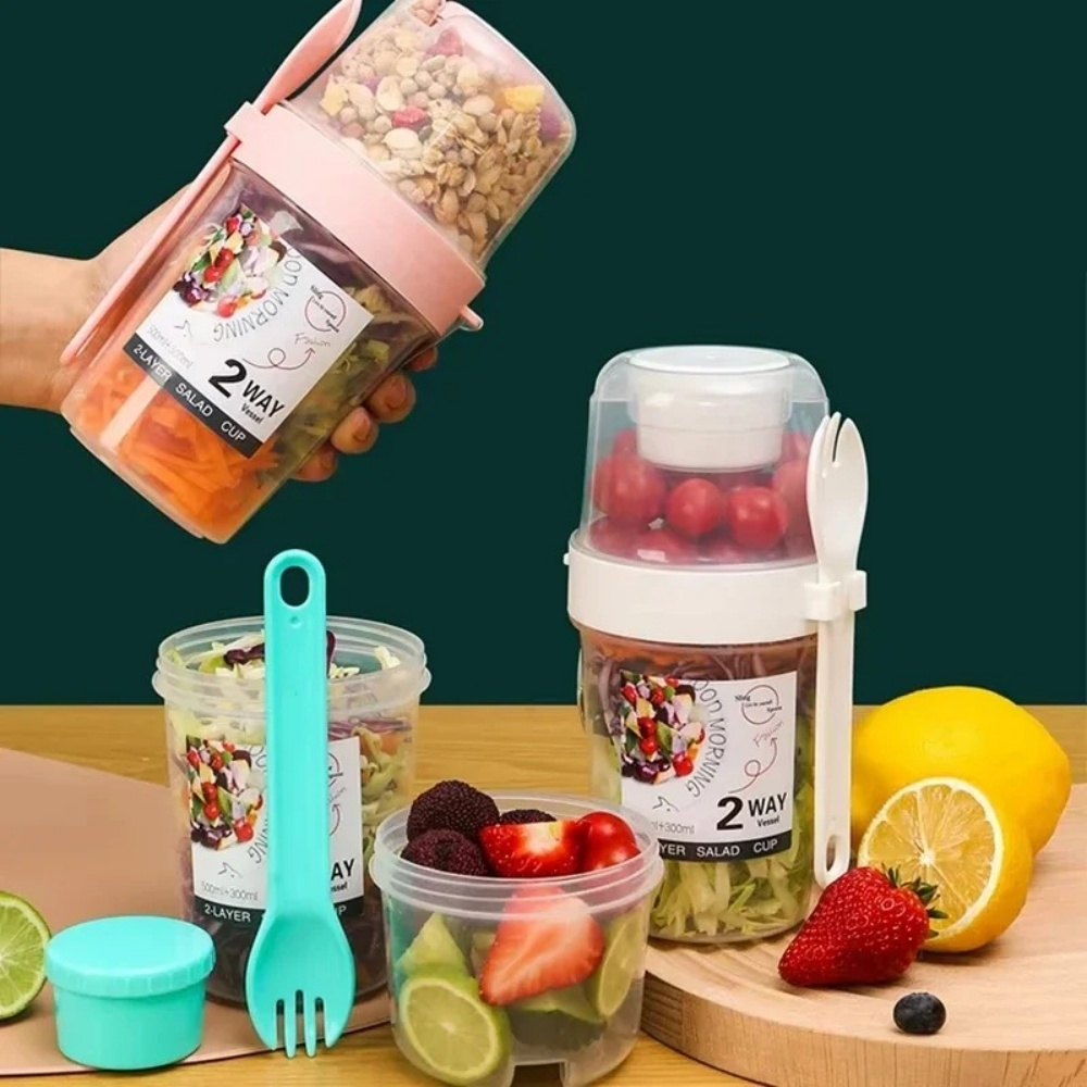Food Storage Yogurt - Przenośny Kubek na Sałatkę Kubek Śniadaniowy