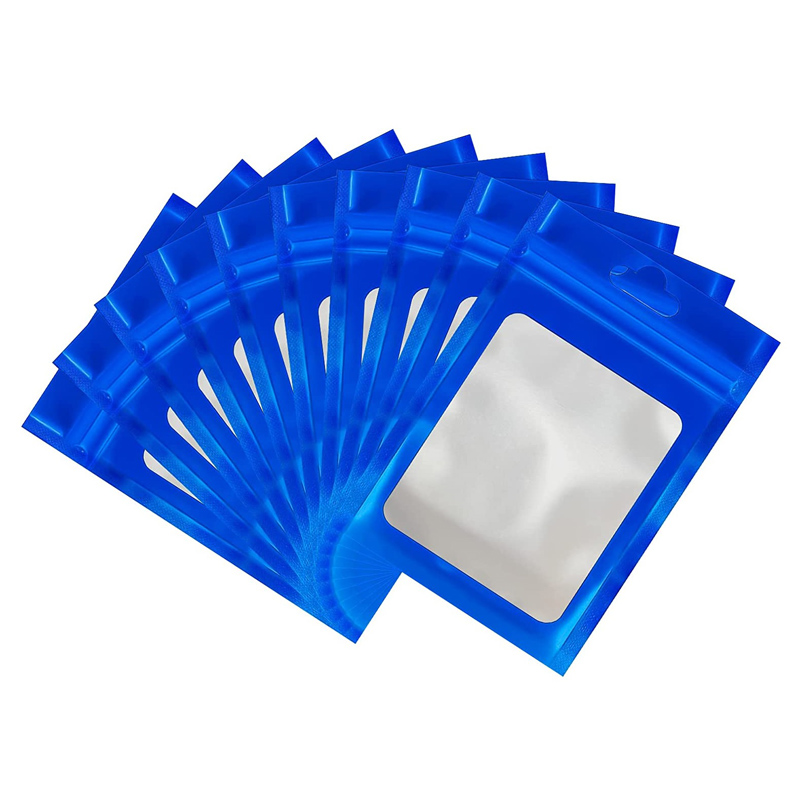Food Storage Mylar Bags - 1000 szt. Niebieskich Torebek Mylarowych Wielokrotnego