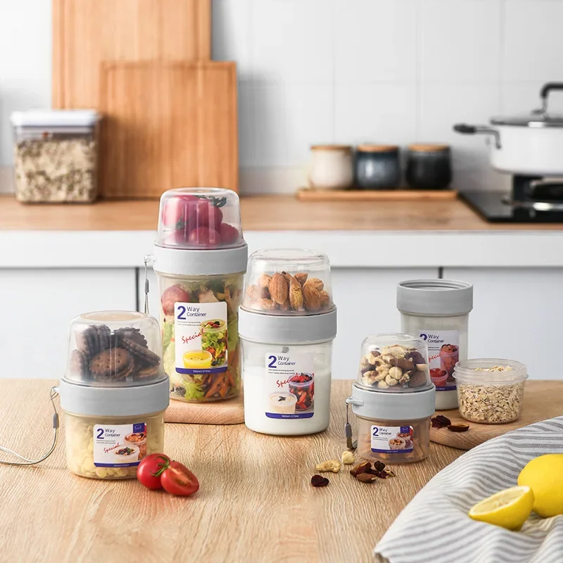 Food Storage Yogurt - Śniadanie Owsianka Kaszka Orzechy Jogurt Sałatka