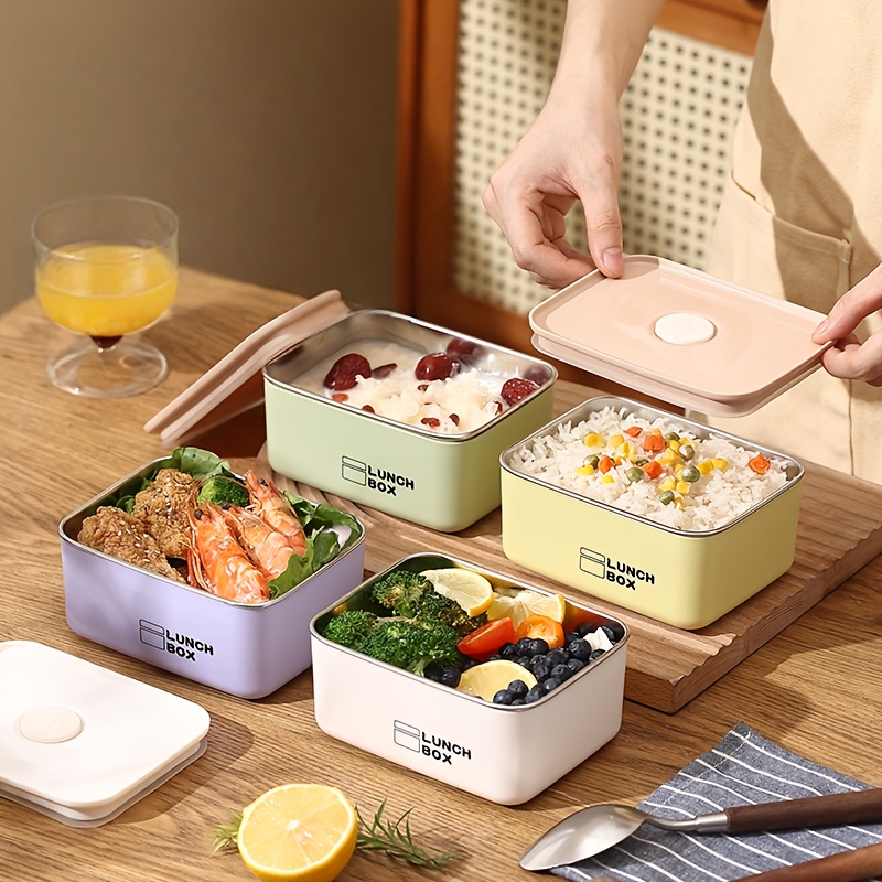 Food Storage Stainless Steel Containers - Zestaw pojemników na żywność ze stali