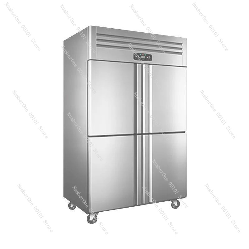Food Storage In Restaurant - Komercyjna zamrażarka-chłodziarka 4-drzwiowa - Duża pionowa