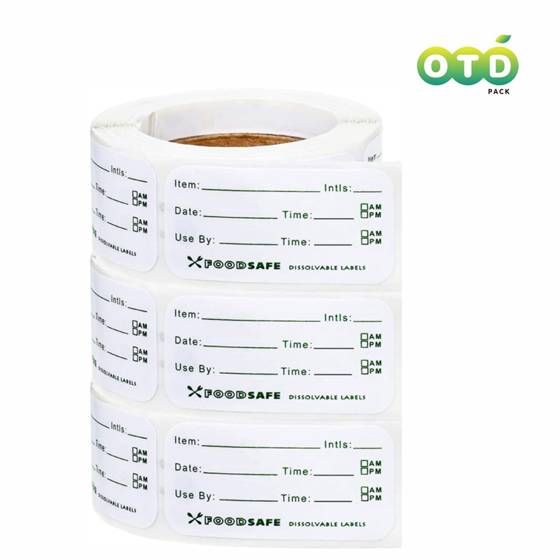 Food Storage In Restaurant - 300/szt Etykiety do przechowywania żywności Samoprzylepne