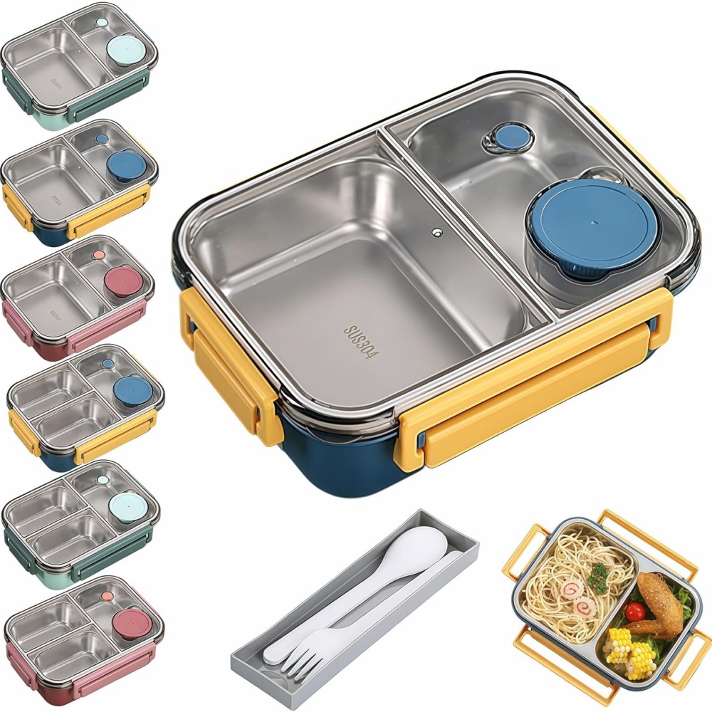 Food Storage Stainless Steel Containers - Przenośne pojemniki na lunch o pojemności