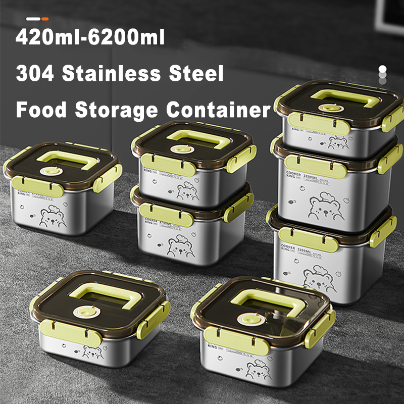 Food Storage Stainless Steel Containers - COOKER KING Pojemnik na żywność ze