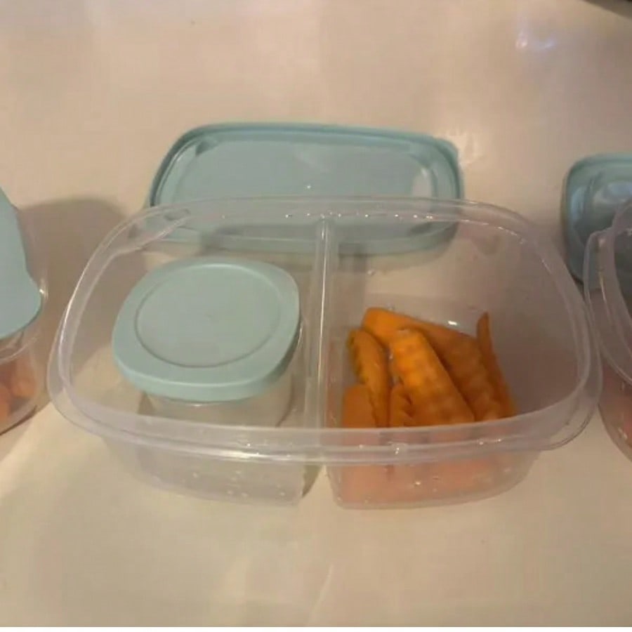 3-pak prostokątnych pojemników – Food Storage Dividers recenzja i cena