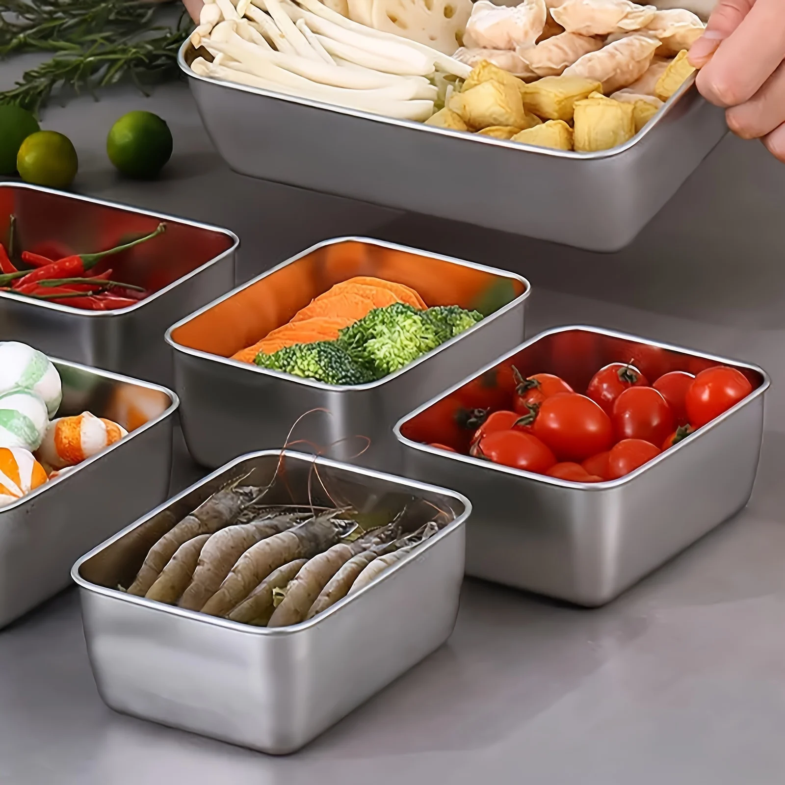 Zestaw pojemników na żywność z – Food Storage Stainless Steel Containers recenzja i cena