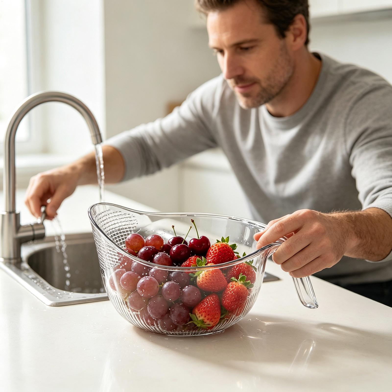 1 sztuka koszyka do odsączania – Food Storage Vegetables recenzja i cena