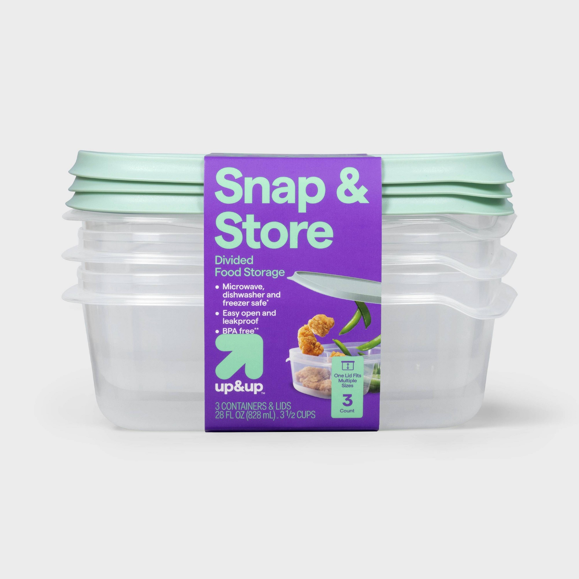 3-częściowe przezroczyste plas – Food Storage Dividers recenzja i cena