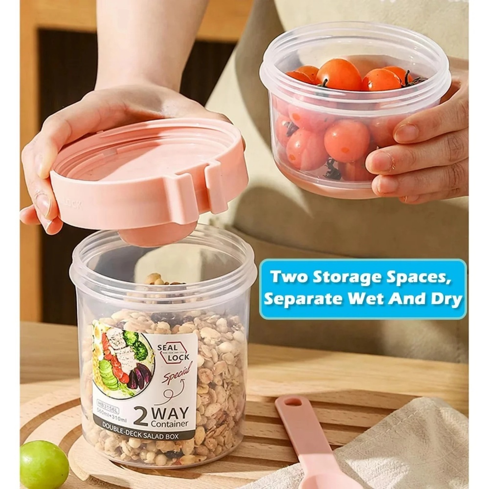 Przenośny Kubek na Sałatkę Kub – Food Storage Yogurt recenzja i cena