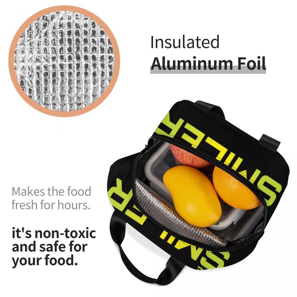 Torby na lunch z motywem Smile – Food Storage Uk recenzja i cena