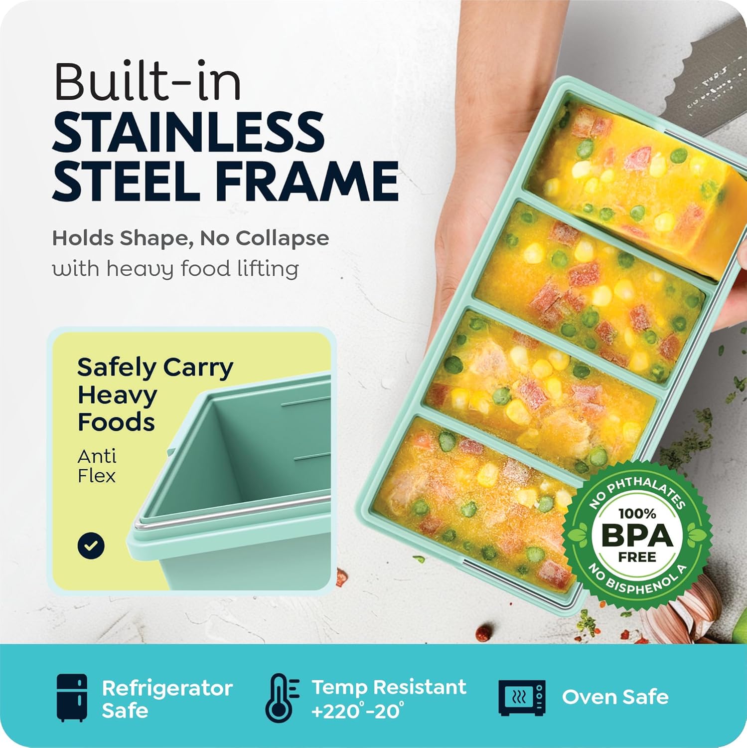 Silikonowa forma do lodu 250ml – Xxl Food Storage Container recenzja i cena