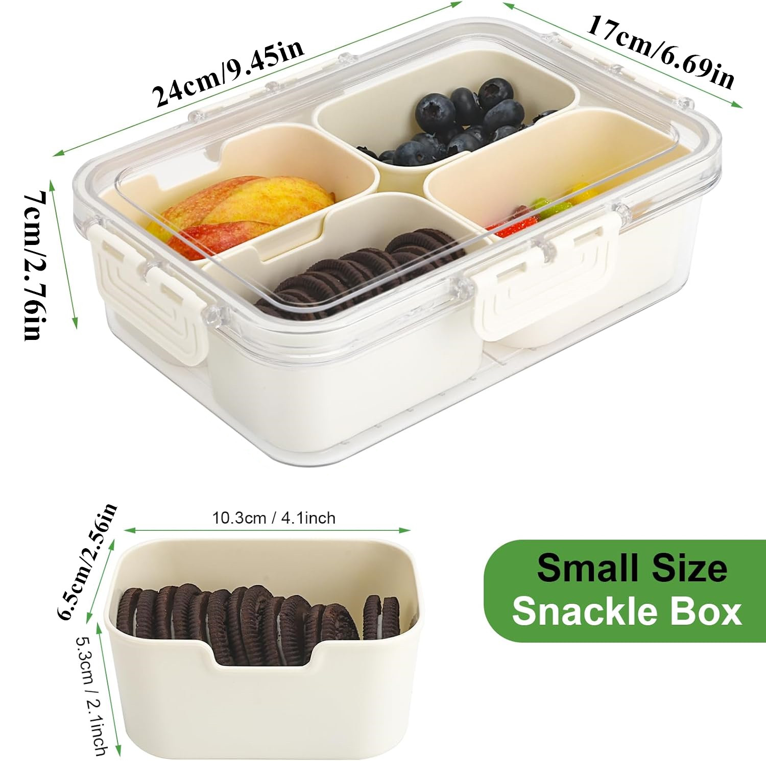 Przenośny pojemnik na żywność, – Food Storage Dividers recenzja i cena