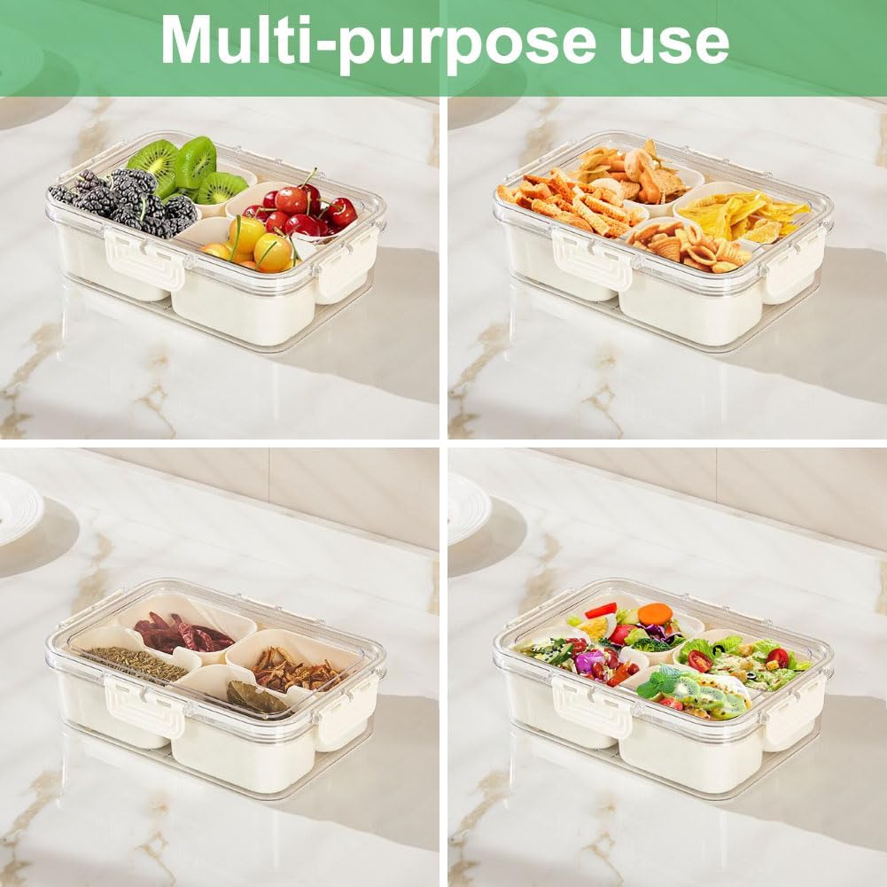 Przenośny pojemnik na żywność, – Food Storage Dividers recenzja i cena