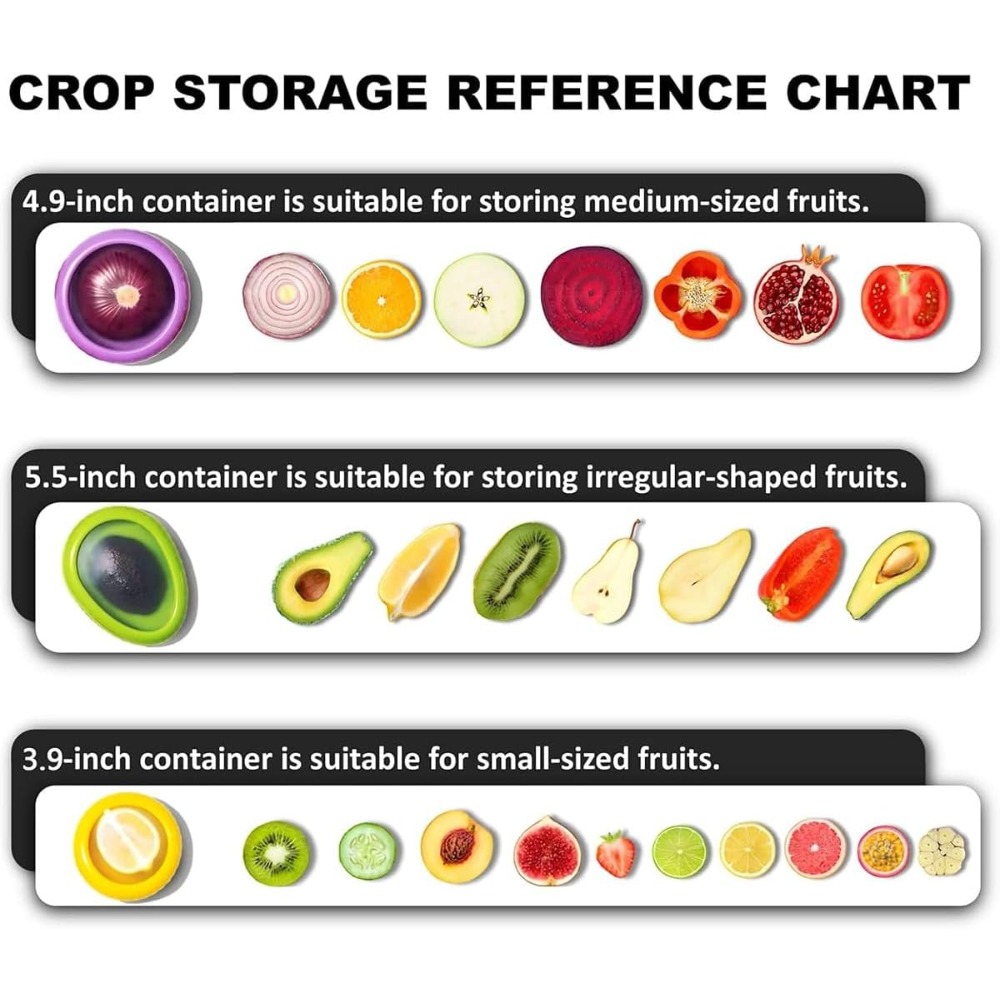 Zestaw silikonowych pojemników – Food Storage Vegetables recenzja i cena