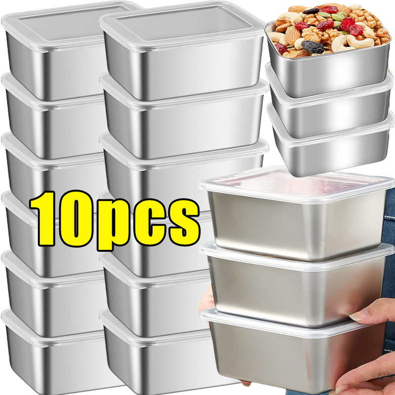 Pojemniki na żywność ze stali  – Food Storage Stainless Steel Containers recenzja i cena