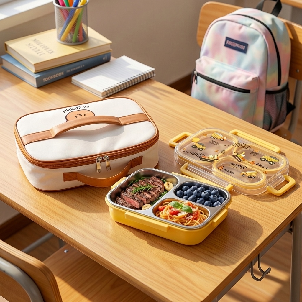 900ML Uroczy pojemnik na lunch – Food Storage Dividers recenzja i cena