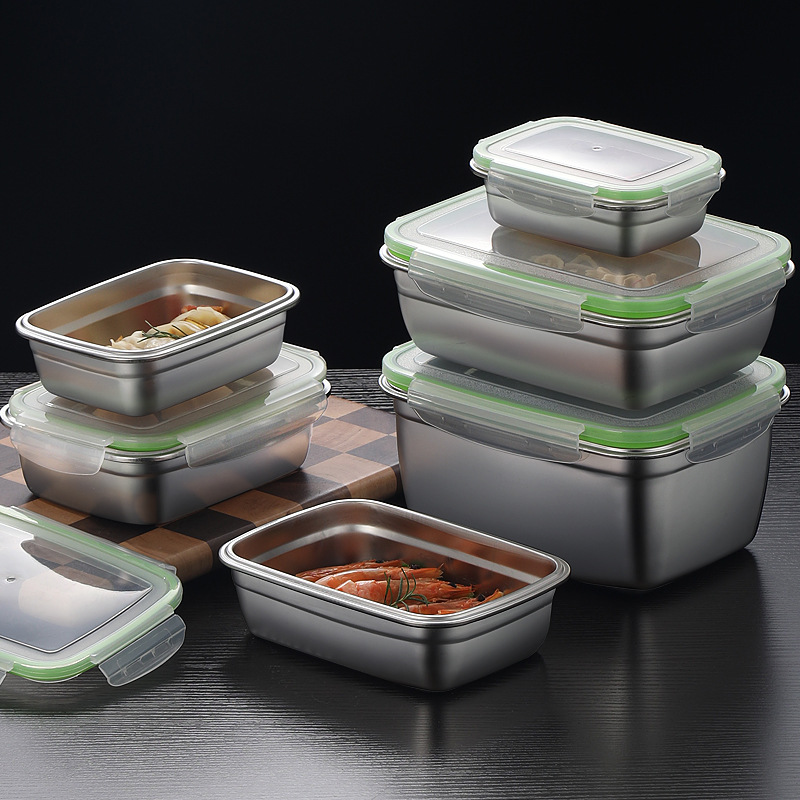 Zestaw pojemników na lunch ze  – Food Storage Stainless Steel Containers recenzja i cena