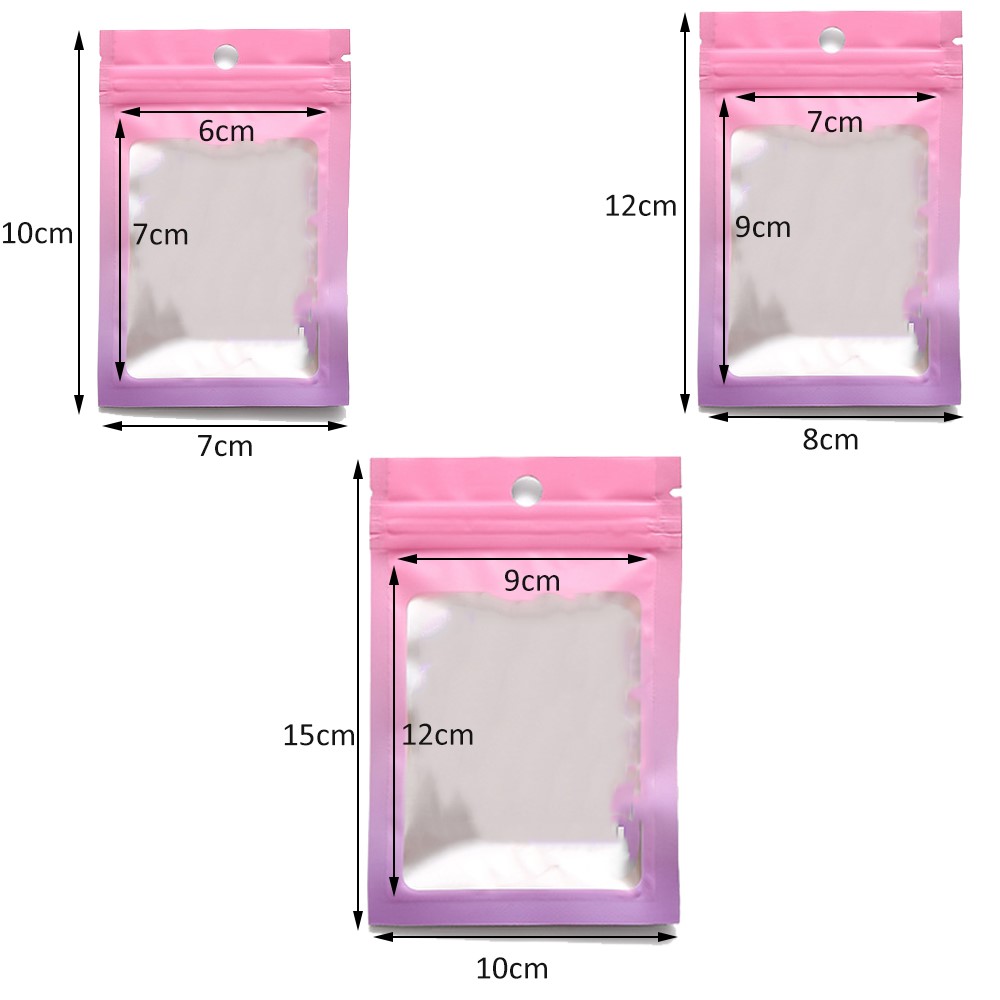 50 sztuk torebek gradientowych – Food Storage Mylar Bags recenzja i cena