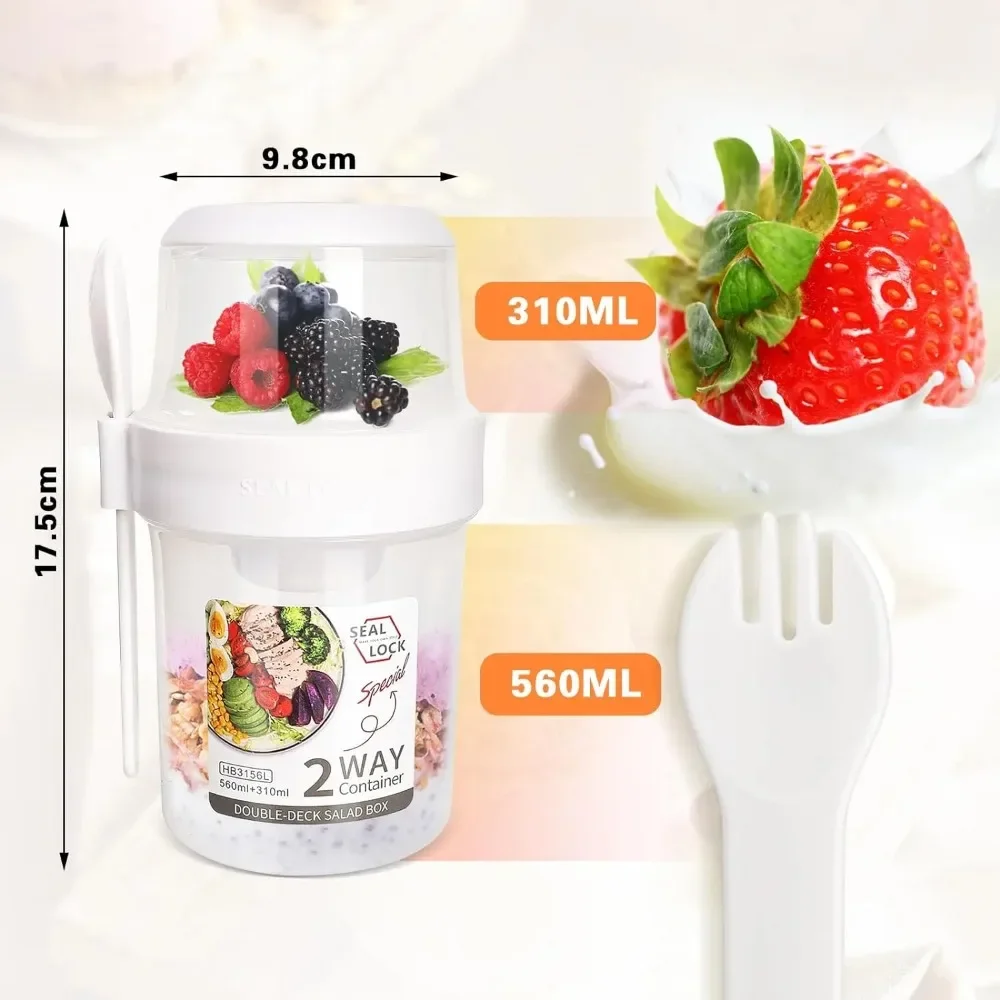 Zestaw pojemników na śniadanie – Food Storage Yogurt recenzja i cena