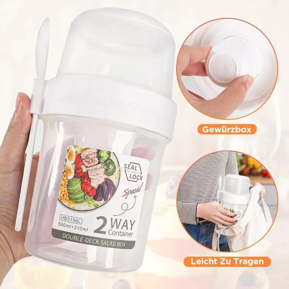 Zestaw pojemników na śniadanie – Food Storage Yogurt recenzja i cena