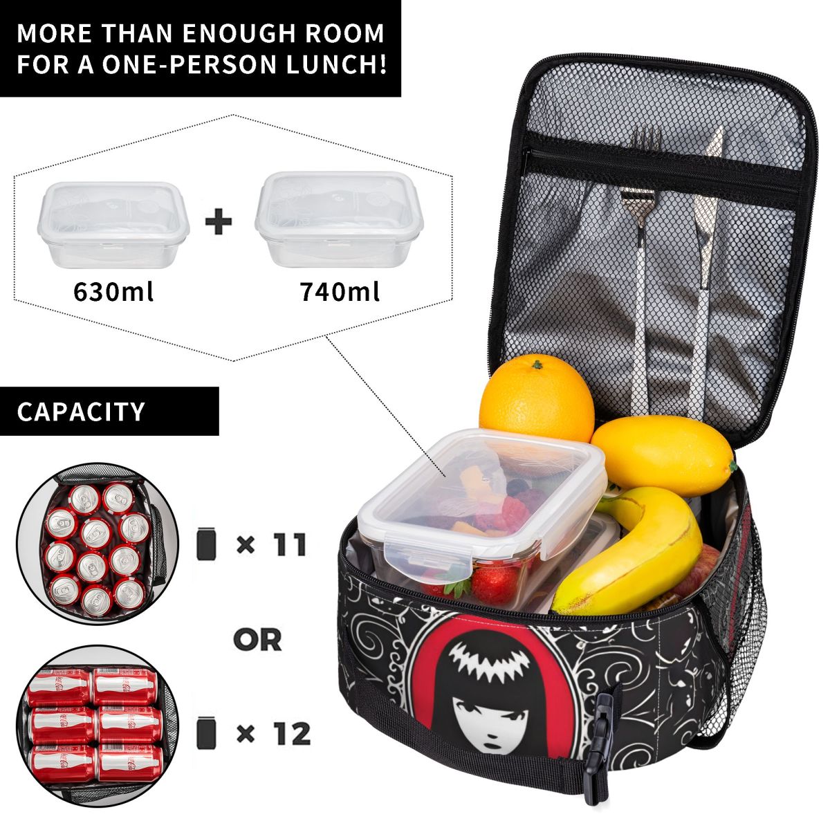 Torba na lunch E-Emily The Str – Xxl Food Storage Container recenzja i cena