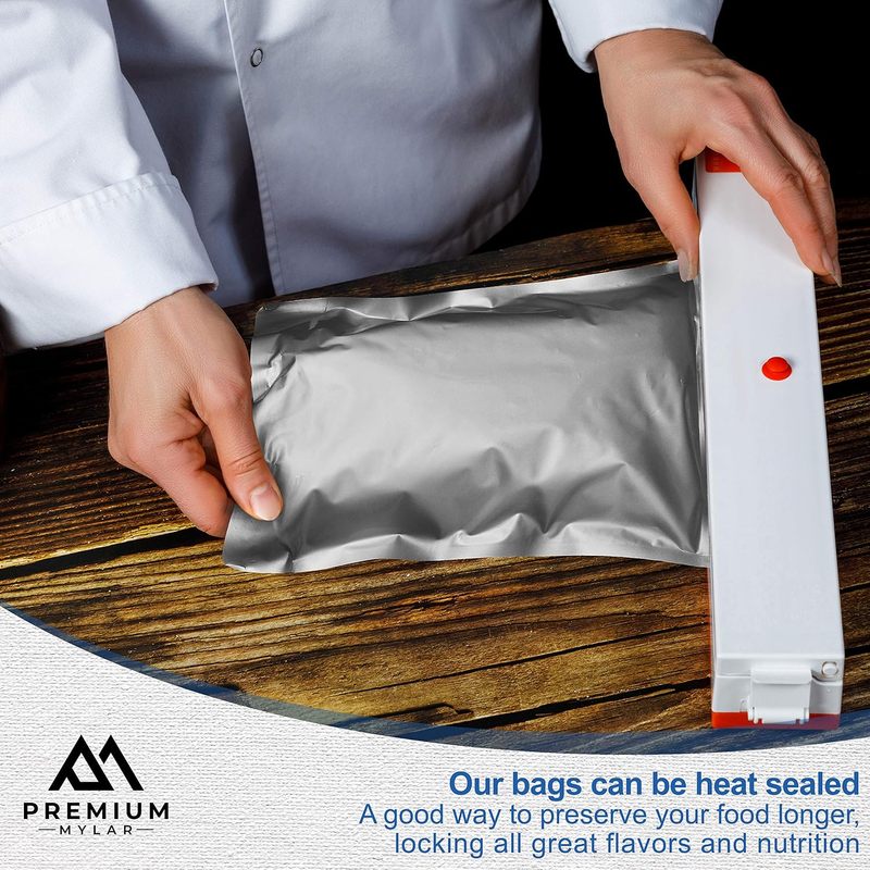 25 Torebek Mylarowych - 25x35  – Food Storage Mylar Bags recenzja i cena
