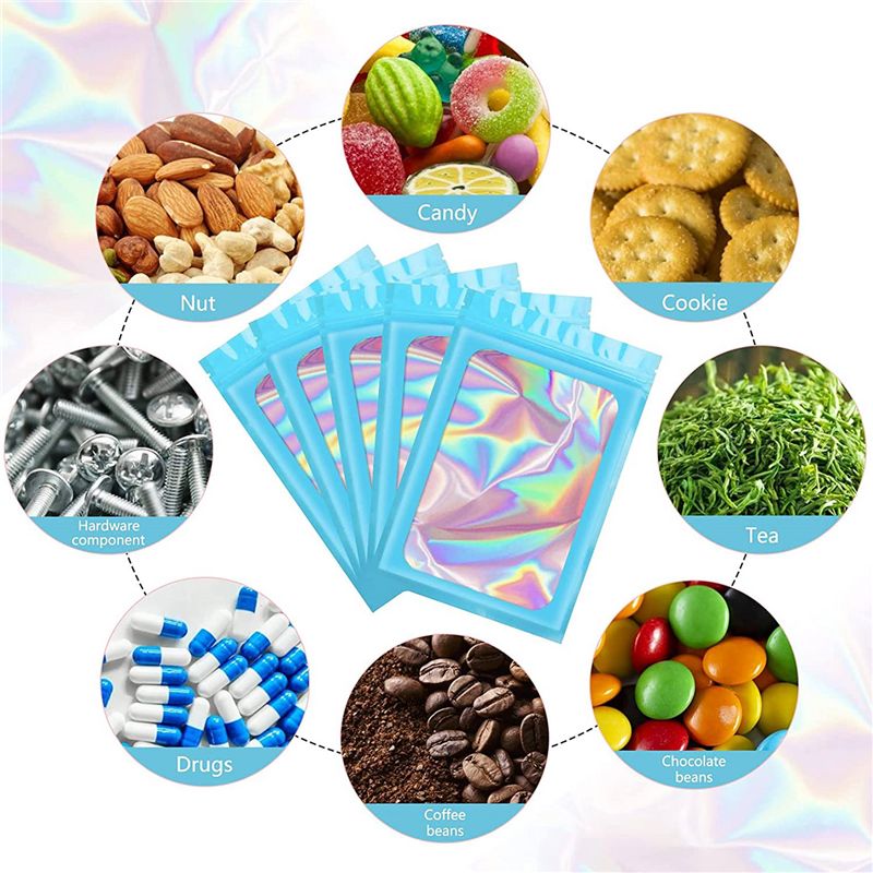 ABWZ-300 szt. Holograficzne To – Food Storage Mylar Bags recenzja i cena