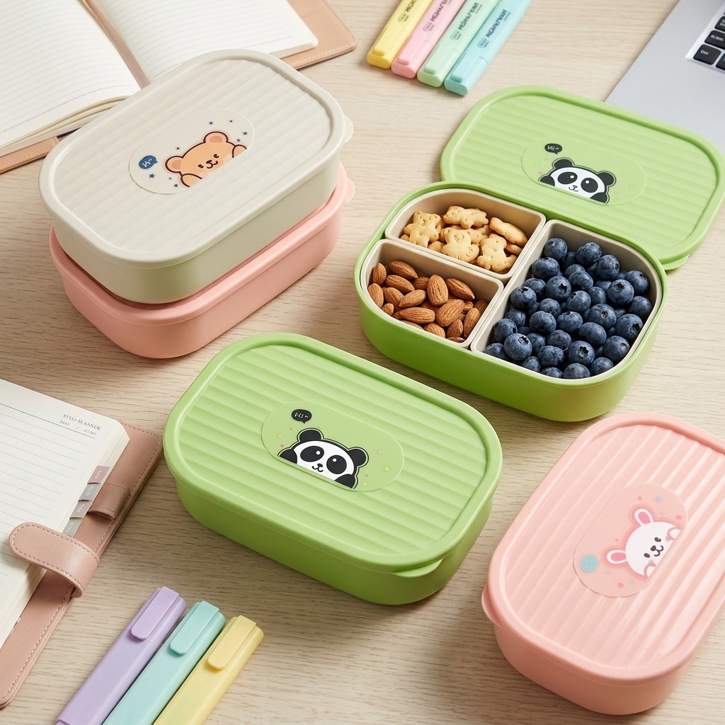 Uroczy plastikowy pojemnik na  – Food Storage Dividers recenzja i cena